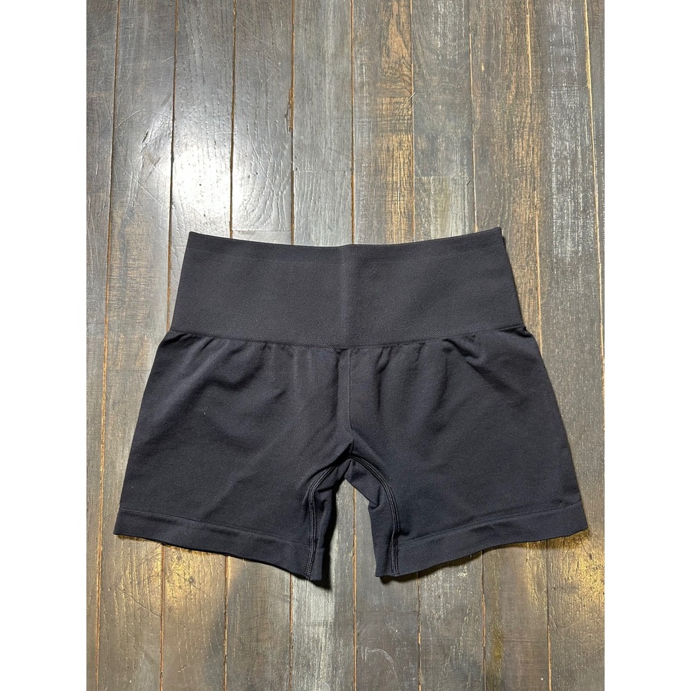 Gymshark Soft Sculpt Shorts Womens Small Black Seamless High Waist - Picture 4 of 5